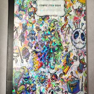 5pcs - Colorful Composition Book with Holographic Cover